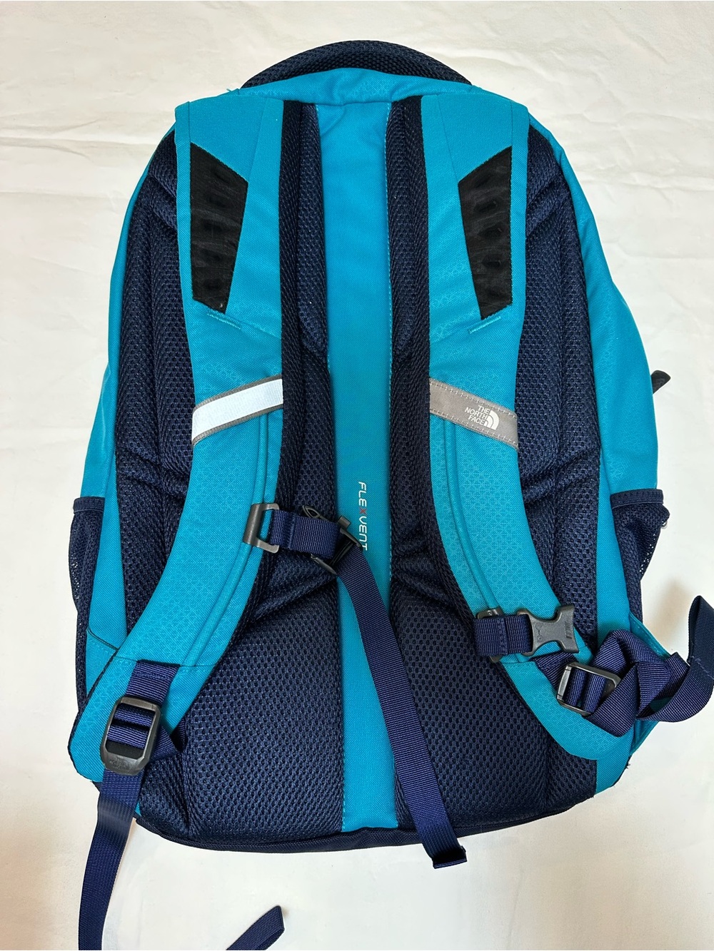 The North Face Jester Backpack Padded Orange and Teal - Picture 2 of 8